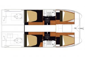 Fountaine Pajot MY 37 Croatia Layout