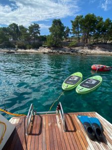 Swim Deck Lagoon 42 AURA Catamaran Croatia