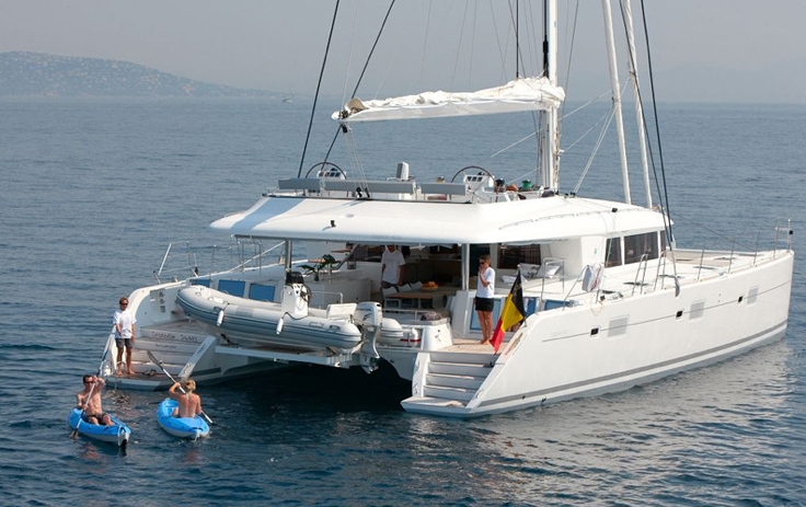 luxury catamaran for rent